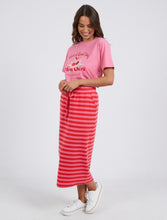 Load image into Gallery viewer, Sunset Stripe Skirt - Cherry - Size 22