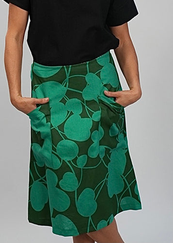 Heidi skirt - Secret Garden - Blossom Green - XL