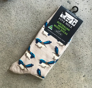 Merino Native Animal  Sock
