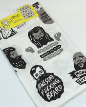 Load image into Gallery viewer, Tea towel - Awesome beard