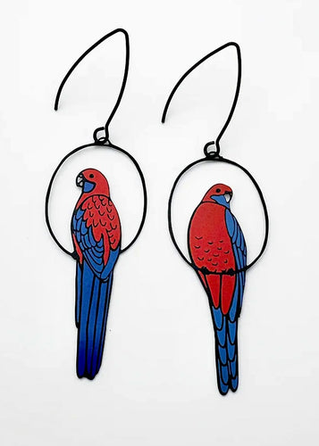 Crimson Rosella Dangles