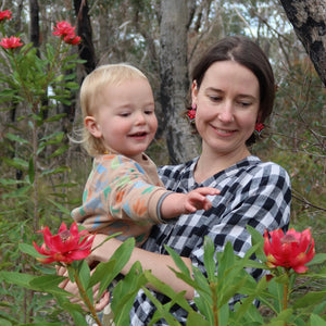 Waratah Earrings