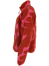 Load image into Gallery viewer, Danelabrador Fleece Jacket, Chilli/Cherry