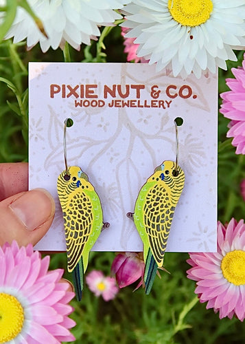 Budgie Earrings