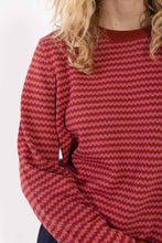 Load image into Gallery viewer, Danefox Pearl Knit Sweater - Cherry/Chili