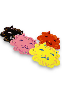Fluffy Cat Coasters - Set of 4