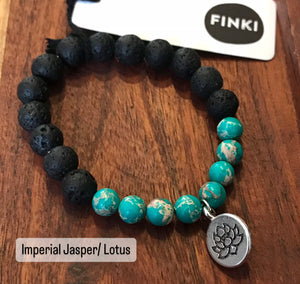 Gem Stone, Beaded Bracelet