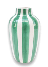 Load image into Gallery viewer, Halcyon stripe Vase - Green