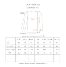 Load image into Gallery viewer, Boatneck tee - Bauhaus Teal