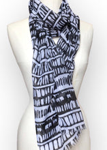 Load image into Gallery viewer, Summer Scarf - Dash/Black