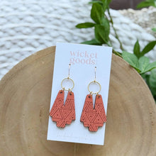 Load image into Gallery viewer, Horan Earrings, Soft Red