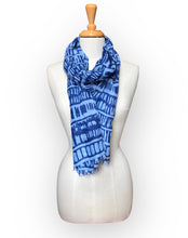 Load image into Gallery viewer, Summer Scarf - Dash/Blue
