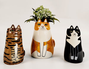 Vase - Tabby Cat