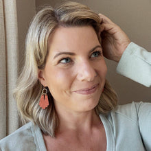 Load image into Gallery viewer, Horan Earrings, Soft Red