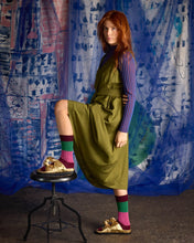 Load image into Gallery viewer, Chunky Rib, Stripe Merino Socks