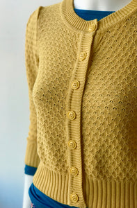 3/4 Sleeve Cardi - Honey