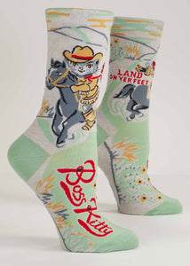 Crew socks, Boss Kitty