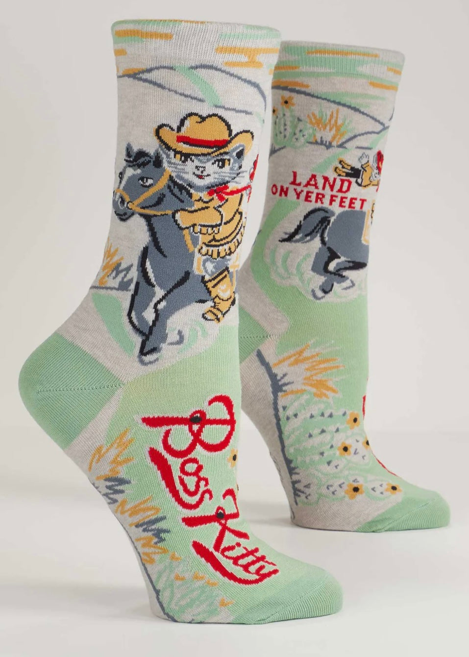 Crew socks, Boss Kitty