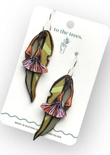 Load image into Gallery viewer, Gum Leaf &amp; Blossom Dangles