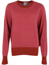 Load image into Gallery viewer, Danefox Pearl Knit Sweater - Cherry/Chili