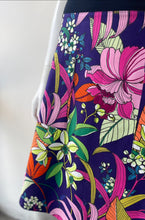 Load image into Gallery viewer, Flare Skirt - Tropics/Purple