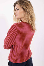 Load image into Gallery viewer, Danefox Pearl Knit Sweater - Cherry/Chili