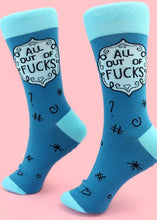 Load image into Gallery viewer, Socks - All Out Of Fucks