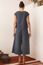 Load image into Gallery viewer, Remi Top - Dark Stripe - Size 18