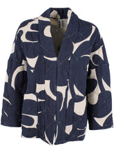 Load image into Gallery viewer, Danekatrin Quilt Jacket - Navy/Chalk