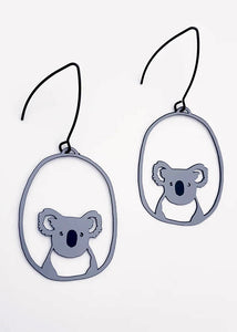 Midi Grey Koala Dangles