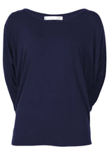 Load image into Gallery viewer, Batwing Top - Navy Blue