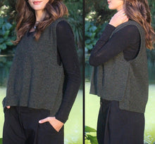 Load image into Gallery viewer, Ride Merino Knit Vest - Deep Cyan