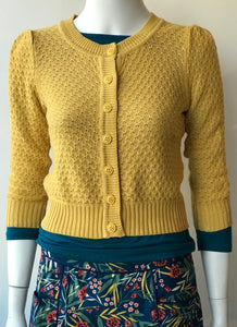 3/4 Sleeve Cardi - Honey