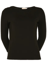 Load image into Gallery viewer, Boat Neck Top - Black