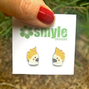Sulphur Crested Cockatoo Studs