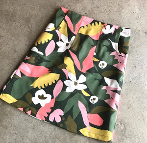 Bloom, A-line skirt - Hunter