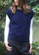 Load image into Gallery viewer, Serene Knit Vest - Midnight Blue
