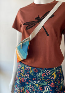 Ladies Tee - Dragonfly/Clay