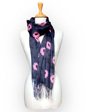 Load image into Gallery viewer, Summer Scarf - Poppy/Steel