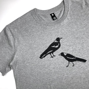 Magpie Mens Tee - Grey
