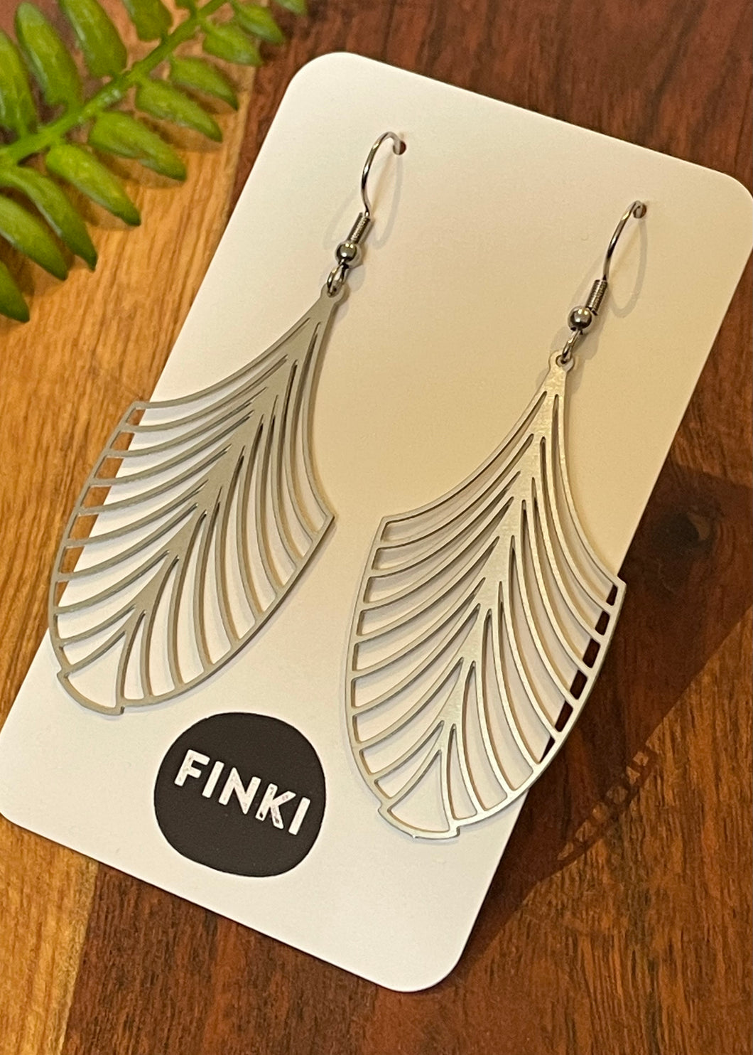 Silver Spear Earrings