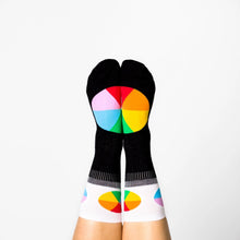 Load image into Gallery viewer, Woman’s Crew Sock - Colour Wheel