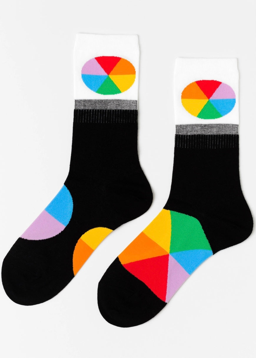 Men’s Crew Sock - Colour Wheel