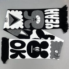 Load image into Gallery viewer, Chit Chat Scarf - Black &amp; White