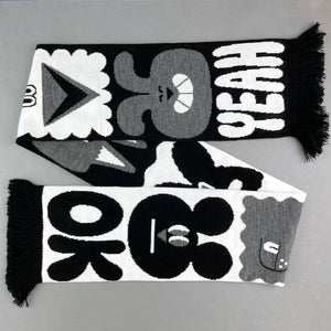 Chit Chat Scarf - Black & White