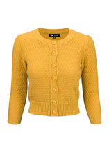 Load image into Gallery viewer, 3/4 Sleeve Cardi - Honey