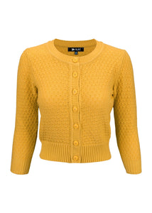 3/4 Sleeve Cardi - Honey