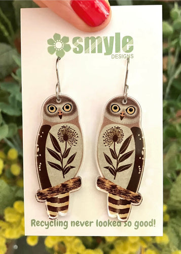 Barking Owl Earrings