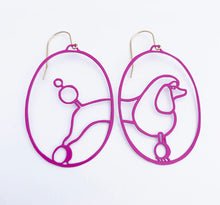 Load image into Gallery viewer, Poodle Dangles - Pink