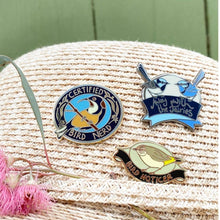 Load image into Gallery viewer, Certified Bird Nerd - Enamel Pin